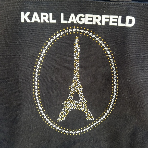 KARL LAGERFELD PARIS TOTE BAG.🖤 - Picture 3 of 17